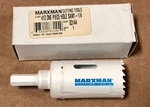 Marxman 1-1/4" Cobalt Bi-metal Hole Saw & Arbor 4/6 Variable Tooth Usa Made. Fixed Price $9.89.
