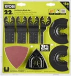 Ryobi A242201 Pieces Oscillating Blade Set Universal Fit -new, Sealed Package. Fixed Price $39.99.