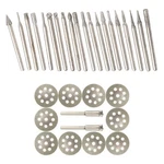 Diamond Cutting Carving Grinding Burr Bit Set For Dremel Tool Glass Stone Tile. Fixed Price $12.99.
