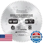 Freud LU77M010 10-INCH Medium Stock Aluminum Blade. Fixed Price $119.49.