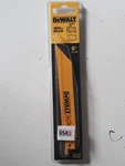 Dewalt DW4845 6-IN 10/14TPI Straight Back Bi-metal Recip Saw Blade Pack Of .... Fixed Price $6.50.