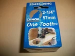 2-1/4" 57MM Carbide Tipped Lenox Tooth Hole Saw. Fixed Price $21.99.