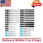 30PCS T-shank Jigsaw Blades Set For Wood Metal Plastic Cutting Fits Bosch Dewalt. Fixed Price $12.09.