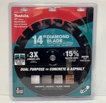 MA6 Makita B-69674 14" Segmented Dual Purpose Diamond Saw Blade 20-TEETH 5400RPM. Fixed Price $49.99.