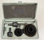 Drill Master - 13PC Hole Saw Kit High Carbon Steel Cups #38425 In Case. Fixed Price $14.79.