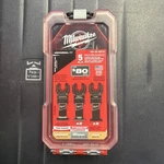 Milwaukee Open-lok Oscillating Multi-tool Blade Kit 5 Pieces. Fixed Price $24.99.