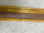 Stanley 15-412 Carbide Grit Hacksaw Blade, 12". Fixed Price $9.99.