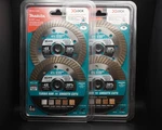 Lot Of (2) Makita X Lock E-07222 Turbo Rim 4.5" Diamond Blades -2 Pack Sealed. Fixed Price $45.00.