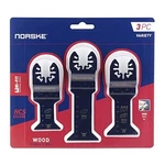 Norske Tools NOTP281 Various Wood Flush (3/PACK), Oscillating Saw Blades. Fixed Price $15.19.