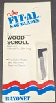 Rule Fit-al Wood Scroll Blade R-54 For Porter Cable & Rockwell Bayonet Saws. Fixed Price $8.50.