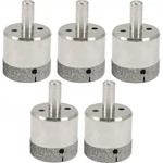 1" Diamond Coated Hole Saws Glass Drill Bit Set 5 Pcs. Fixed Price $50.39.