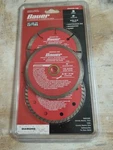 Bauer 4 In. Assorted Diamond Blades, 3-PIECE. Fixed Price $20.00.