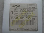 Skil 607 200 353 Interruptor On-off Switch. Fixed Price $45.88.