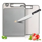 Ntiera 3-IN-1 Stainless Steel Cutting Board For Kitchen, 15"L X 10"W, Style. Fixed Price $23.27.
