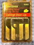 Sears Craftsman Molding 9-2353 Cabinet Door Lip Bit Set New Oem. Fixed Price $11.00.