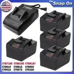 For CTB8187 Snap On 18V 4AH Battery CTB8185 CTB7185 CT7850 CT9010 CTC720 Charger. Fixed Price $128.00.