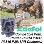 Poulan P3314 P3416 P3816 Chainsaw Cylinder Kit. Fixed Price $67.19.