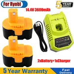 For Ryobi 14.4V 3.6AH Ni-mh Battery 130224010 1400671 130224011 P117 Charger. Fixed Price $25.99.