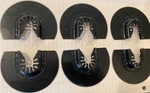 (6) Saw Blade Oscillating Multi Tool Porter Cable Black & Decker Bosch Rockwell. Fixed Price $15.81.