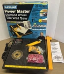 Plasplugs Power Master Diamond Wheel Wet Saw-used, Good Condition. Fixed Price $27.99.