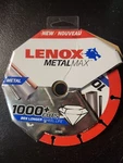 Lenox 6" 7/8" Hole Metal Max Diamond Edge Off WHEEL,1,000+CUTS #1972923. Fixed Price $38.83.