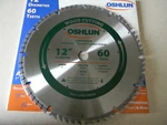 Oshlun 12" 60T Combination Saw Blade SBW-120060. Fixed Price $56.00.