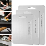 Titanium Cutting Board Set Of 3, 100% Pure Metal For K.... Fixed Price $82.99.