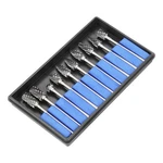 Carbide Burr Set, 10PCS Double Cut Solid Rotary With 2.35MM .... Fixed Price $30.41.