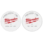 Milwaukee 12 In. 44T + 80T Two Pack Circular Saw Blade. Fixed Price $94.97.