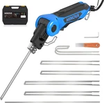 250W Ac Rotatable Electric Hot Knife, 6 Blades Foam Cutter Cutting Tool Kit With. Fixed Price $88.31.