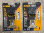 Lot Of (2) Dewalt Oscillating Blade 1 3/4" Pack (DWA4253-2)... Free S&h!. Fixed Price $29.99.