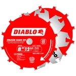 Diablo DD208H 8" X 12-TEETH Carbide Stacked Dado Saw Blade Set. Fixed Price $116.51.