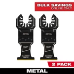 Milwaukee 1-3/8 In. Carbide Universal Fit Extreme Metal Cutting Blade (2-PACK). Fixed Price $17.95.