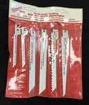 6 Pieces Milwaukee Sawzall Blade Assortment Bi-metal, No. 49-22-1125, Usa. Fixed Price $9.99.