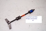 Shopsmith Mark V 500 510 520 Headstock Lock Rod, Wedges Handle (#7). Fixed Price $24.95.