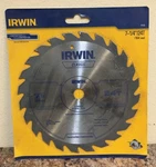 Irwin 15130 7-1/4 In. X 24T Classic Carbide Circular Saw Bla. Fixed Price $9.79.