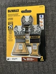 Dewalt DWA423SET Oscillating Saw Blade Bi-metal Wood 1-1/4" 2-1/8" Pack. Fixed Price $17.00.