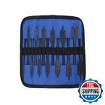 Century Drill & Tool 36413 13-PIECE Lazer Spade Bit Set. Fixed Price $44.29.