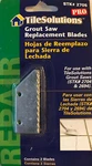 Tile Solutions 2-PACK Professional Carbide Steel Grout Saw Replacement Blades. Fixed Price $8.59.