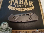 Tops Primos Folding Hunting Knife With Clip. Fixed Price $17.00.