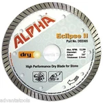 5 Alpha Eclipse Ii Diamond Saw Blade For Stone Tile Granite Hard Concrete. Fixed Price $40.40.