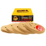 Variety Pack 5" Gold Sanding Discs 8-HOLE Hook Loop Box Of 50 Sandpaper. Fixed Price $18.99.