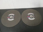 Sait 24160 A24R 14" 1/8" 20MM Aluminum Oxide Abrasive Cut-off Wheel Lot. Fixed Price $48.00.