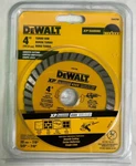 Dewalt DW4700 4" Dry Cut Diamond Blade. Fixed Price $10.99.