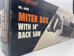 Jorgensen Miter Box With 14" Back Saw 60115 New Open. Fixed Price $30.00.