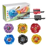 Gyro X Battle Blade Set, 6 Right Spinning Tops And 2 Launhcers, Great Multi. Fixed Price $35.78.