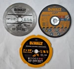 Pack Dewalt X 3/8" Arbor Metal, Tile, & Multi Material Blades Cutting Wheel. Fixed Price $27.99.