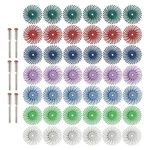 42PCS 1 Inch Radial Bristle Disc Kit With 3MM Shank For Rotary Tools,detail. Fixed Price $18.16.