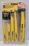 New Dewalt 16-PIECE Reciprocating Saw Blade Kit & Tough Case, DW4899 Made Usa. Fixed Price $29.99.
