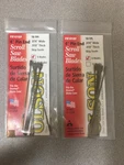 2-OLSON Pin End Scroll Saw Blades .074W X .010TH 18TPI Skip Tooth 6/PK. Fixed Price $12.25.